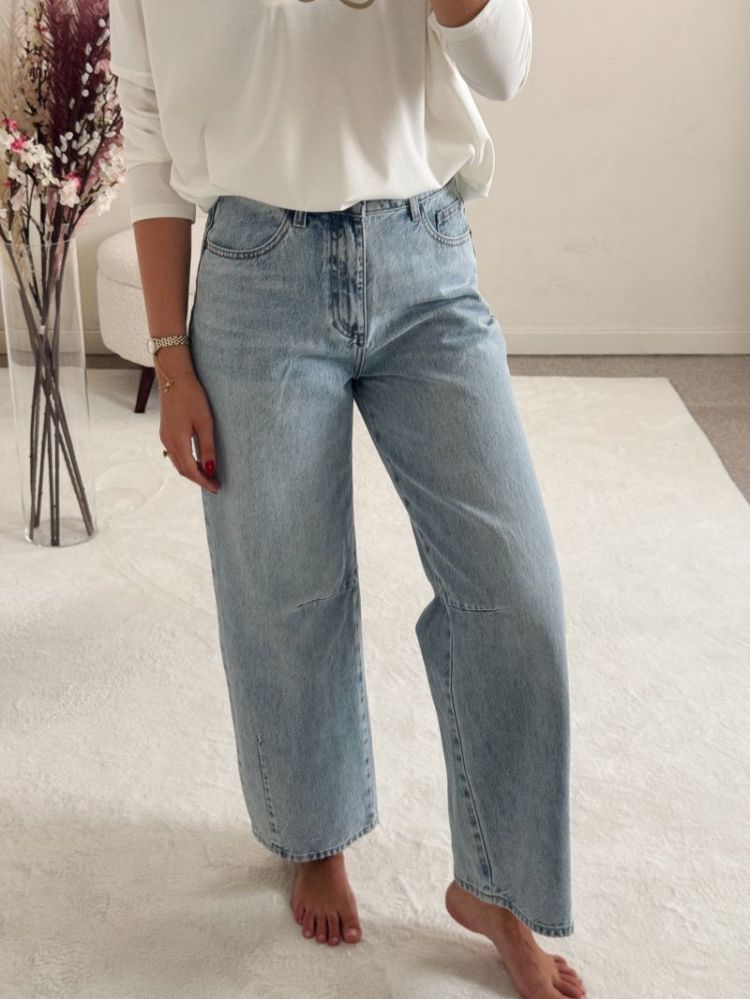 Brook Balloon Jeans Light Denim