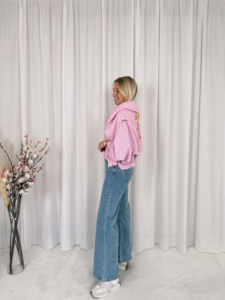 Fenna Striped Shirt Pink