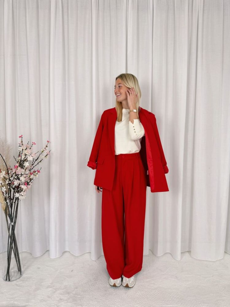 Yuna Blazer  Red