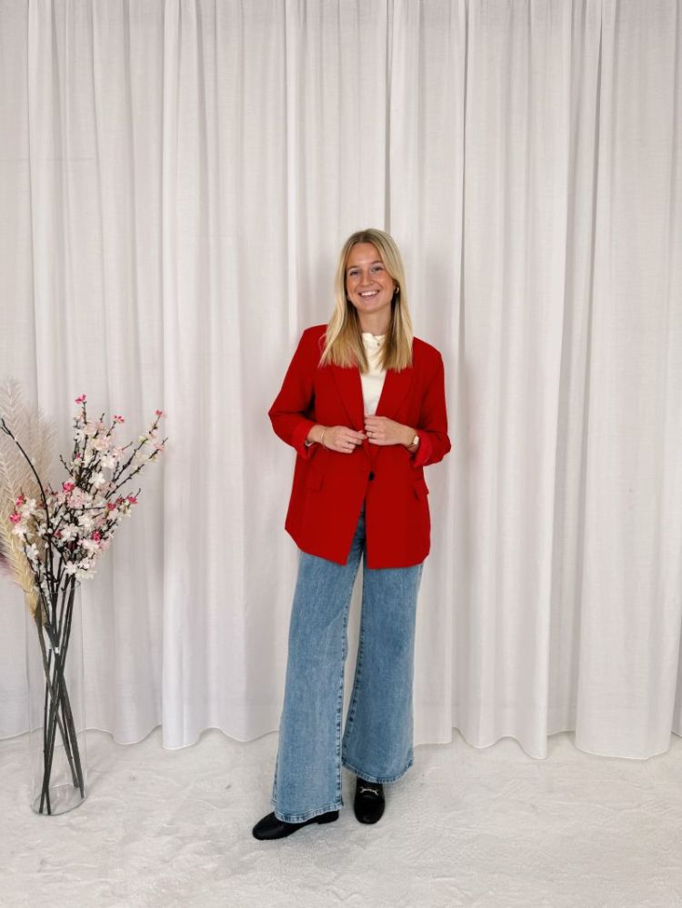 Yuna Blazer  Red
