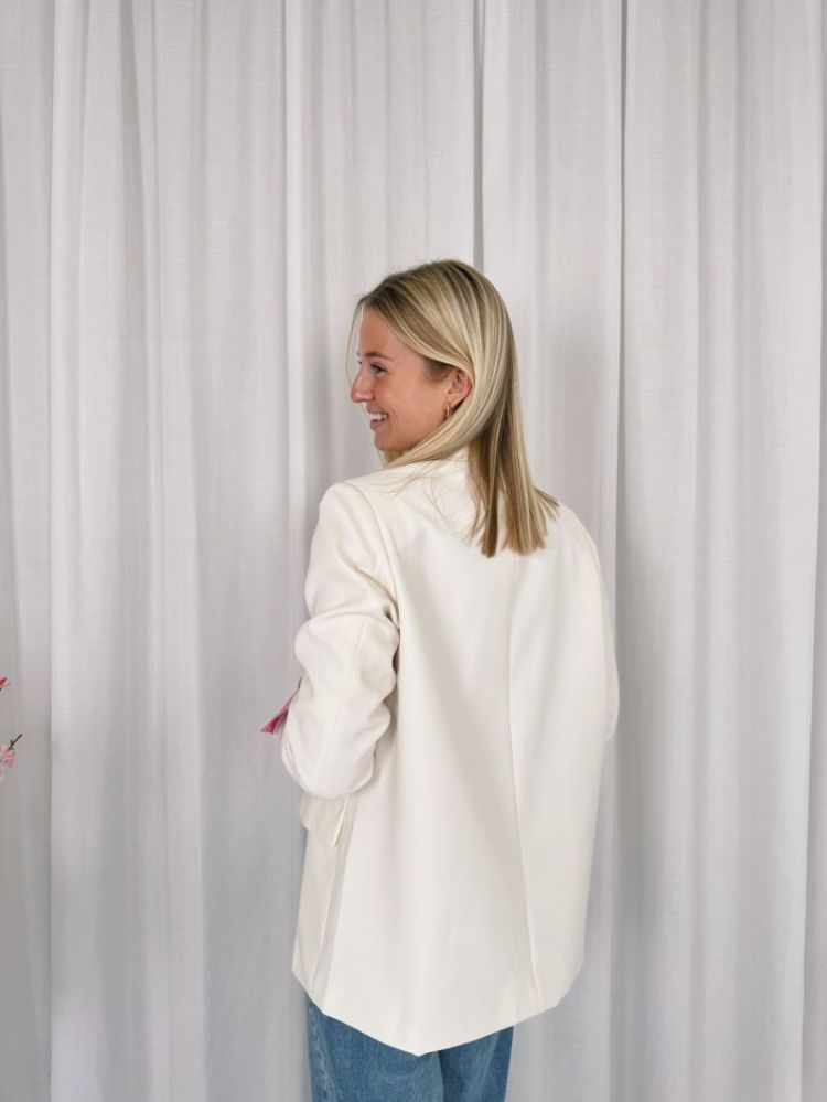 Yuna Blazer  Ecru