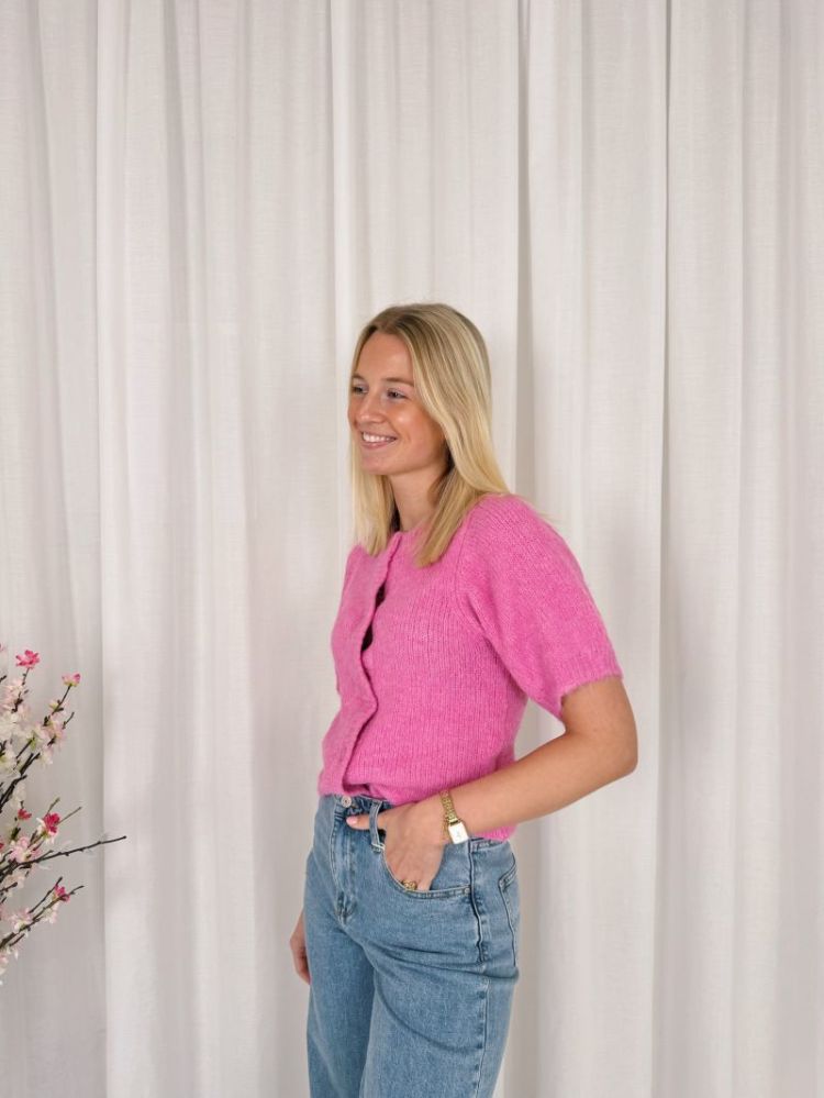 Emelie Cardigan Pink Power