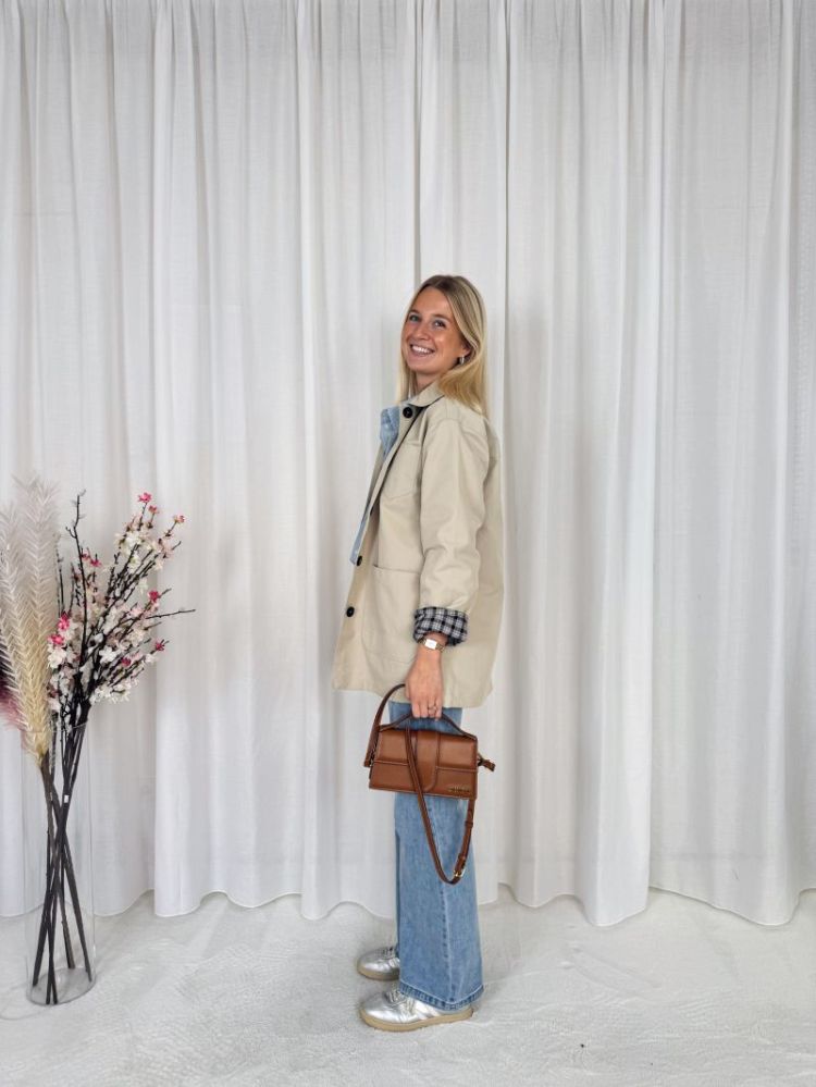 Valentina Jacket Feather Gray