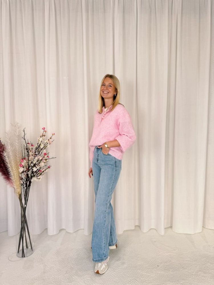 Clair Soft Knit Light Pink