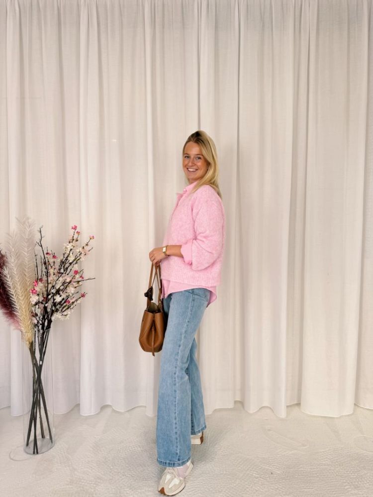 Clair Soft Knit Light Pink