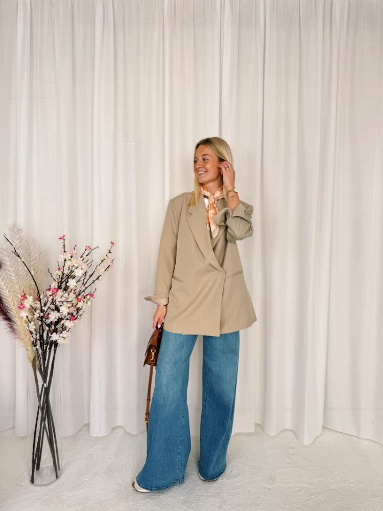 Sammie Oversized Blazer Beige