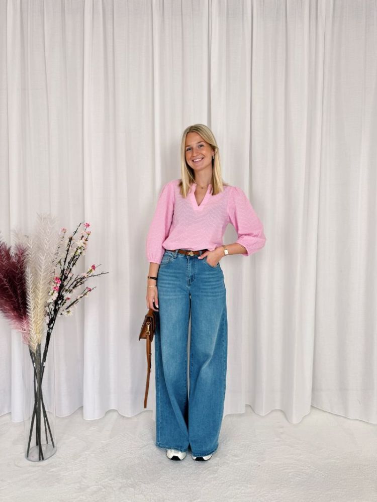 Penelope Blouse Pink Frosting