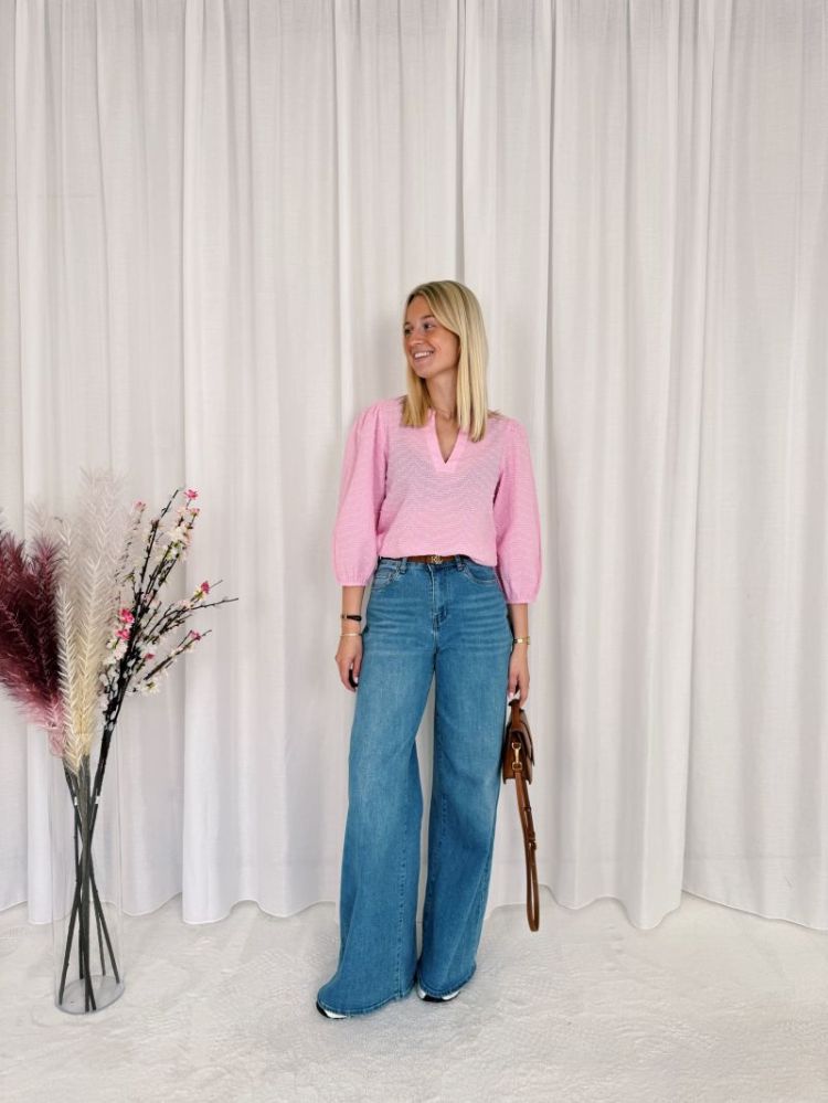 Penelope Blouse Pink Frosting
