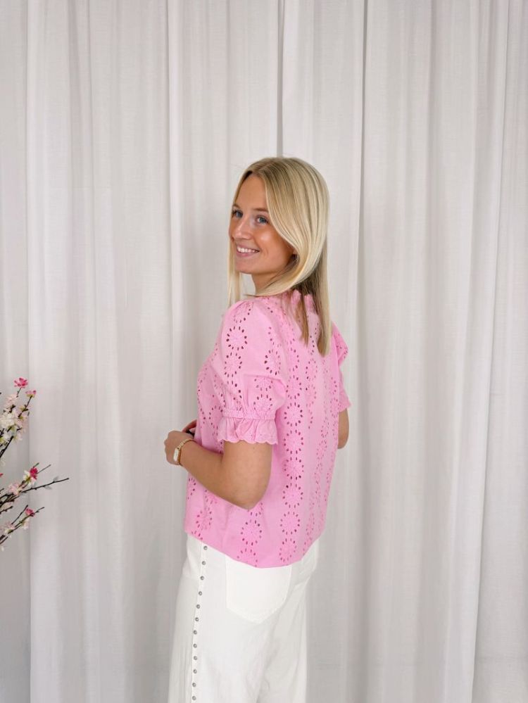 Dona Blouse Pink Frosting