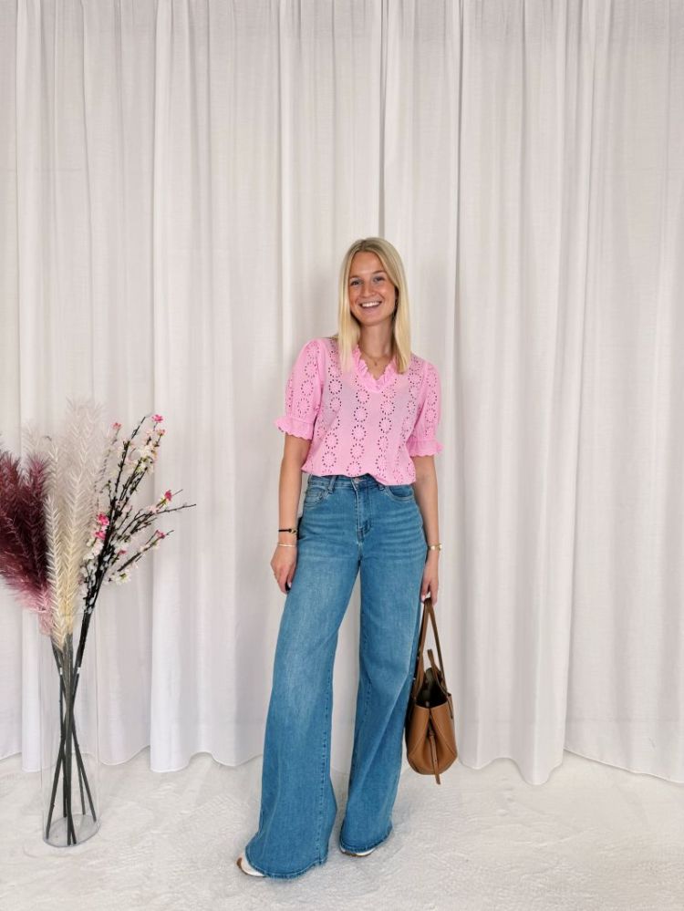 Dona Blouse Pink Frosting