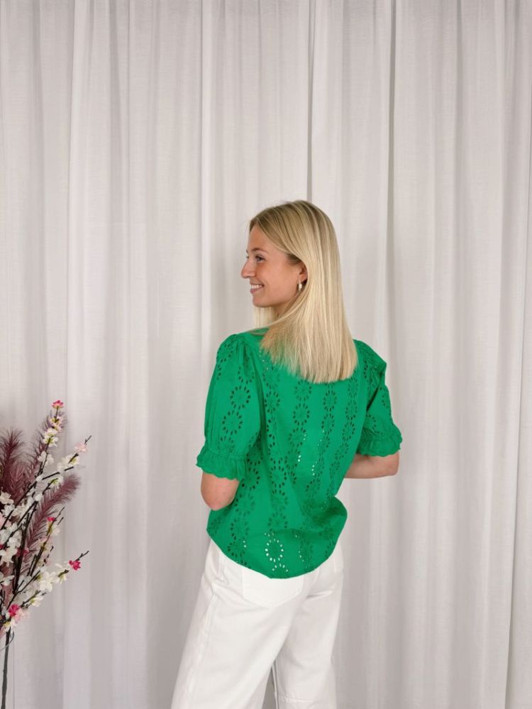 Dona Blouse Bright Green