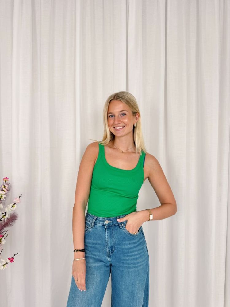 Carna Tank Top Bright Green