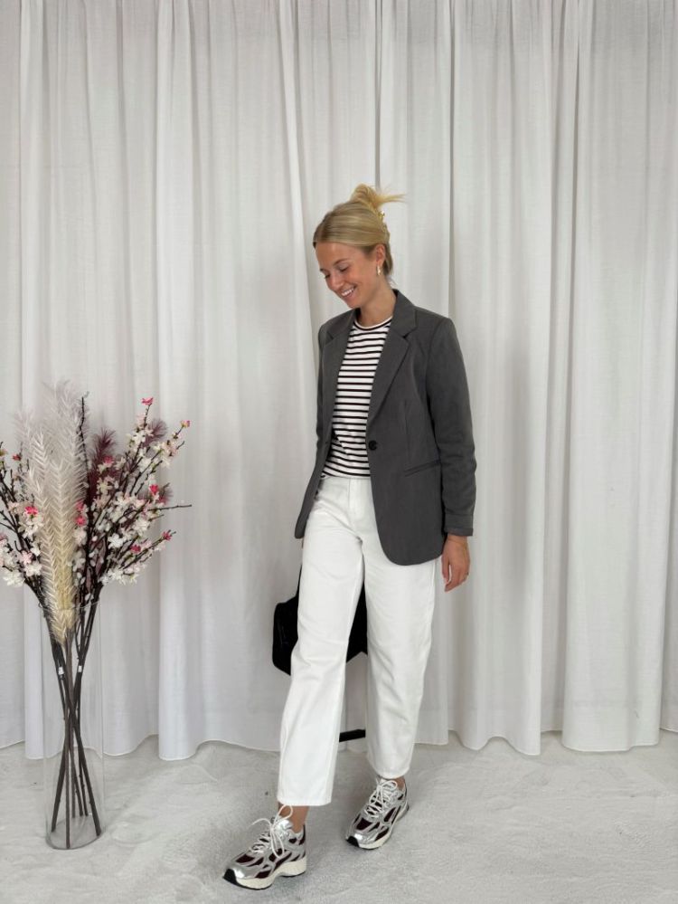 Brandy Balloon Jeans White