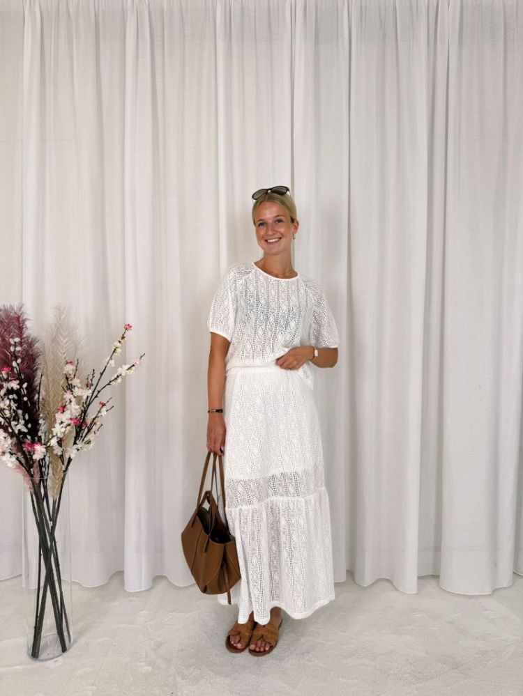Donna Skirt Chalk