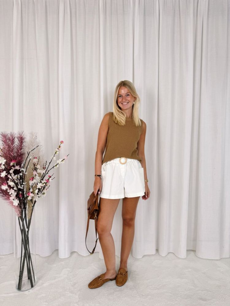 Soline Short White