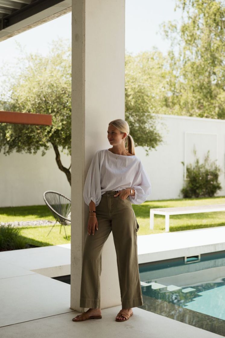 Arwin Cotton Blouse White