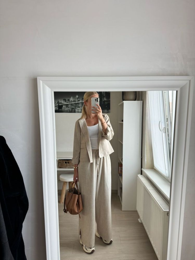 Omila Pants Feather Gray