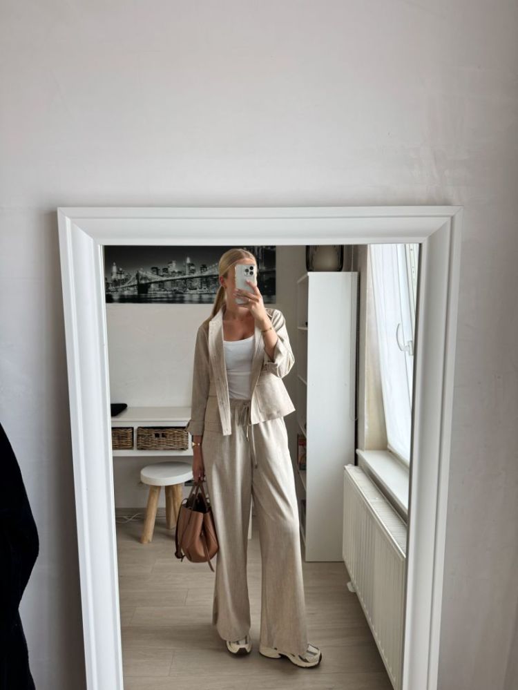 Omila Pants Feather Gray