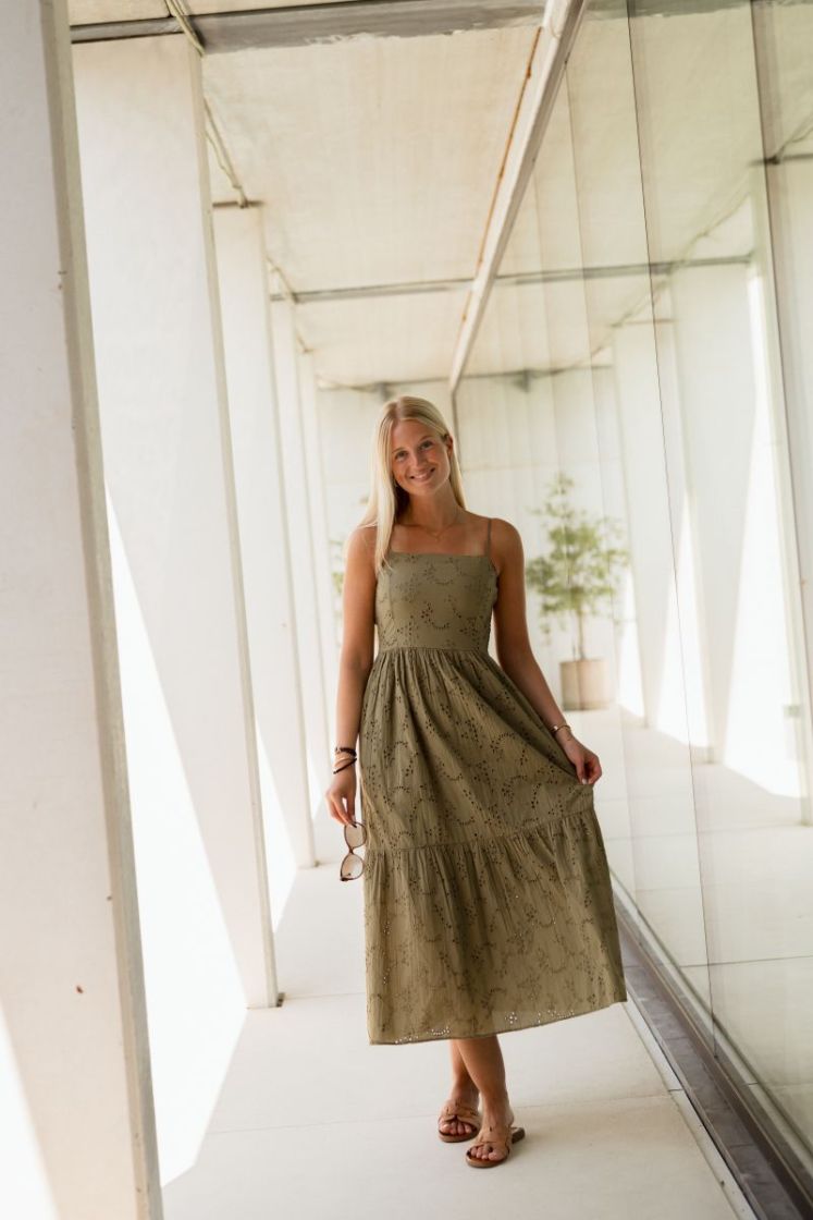Siv Strap Dress Aloe
