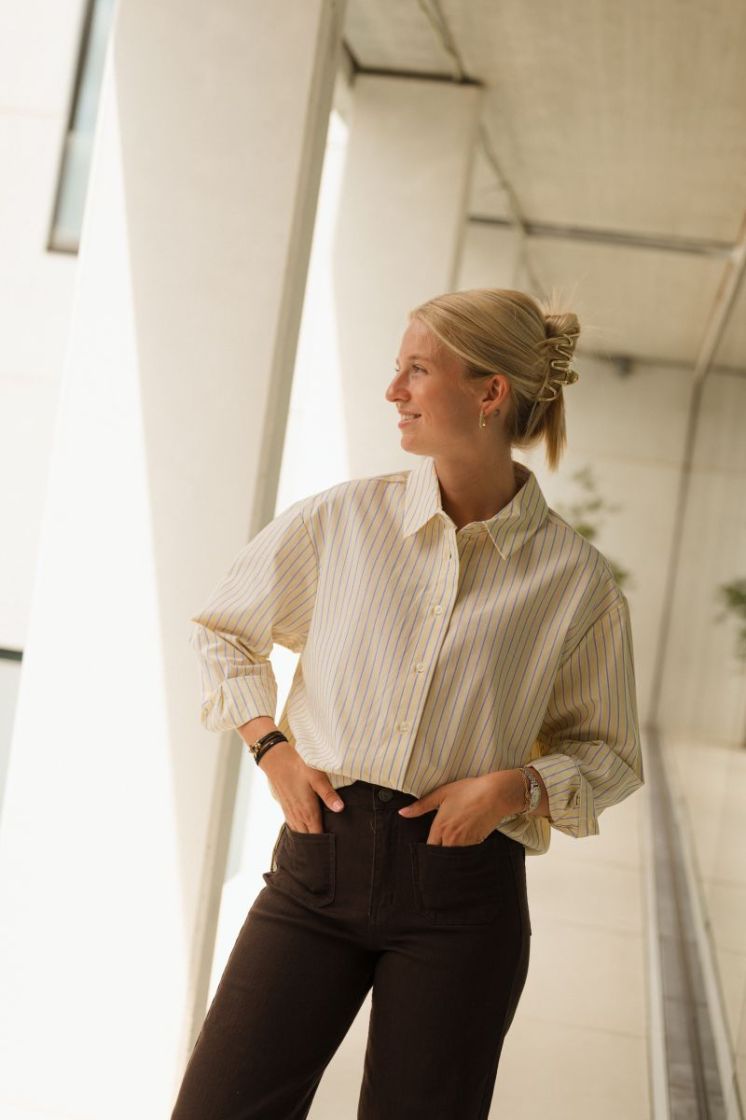 Aster Shirt Sunlight Chalk