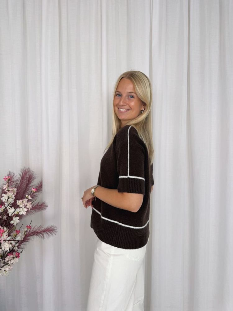 Jinie Knit Pullover Coffee Bean