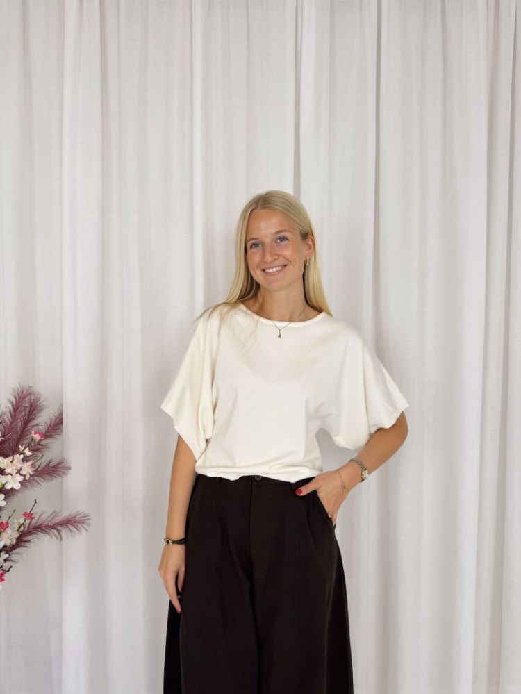 Leonie Knit Ecru