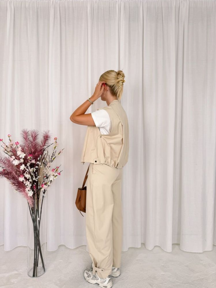 Valentien Balloon Trouser Beige