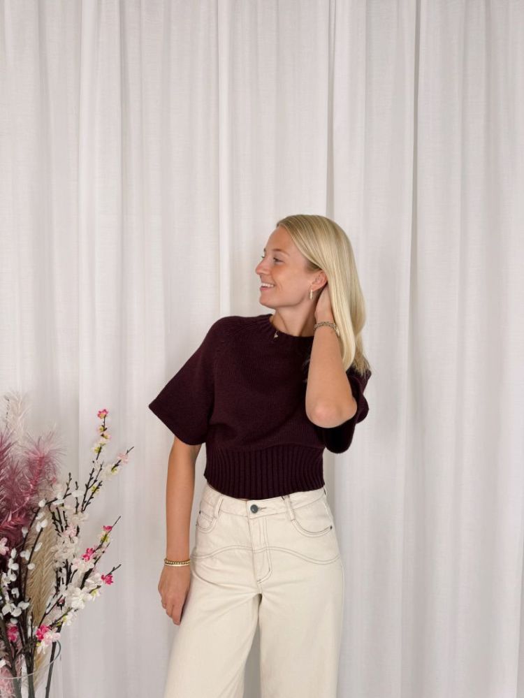Novalie Knit Wine Berry