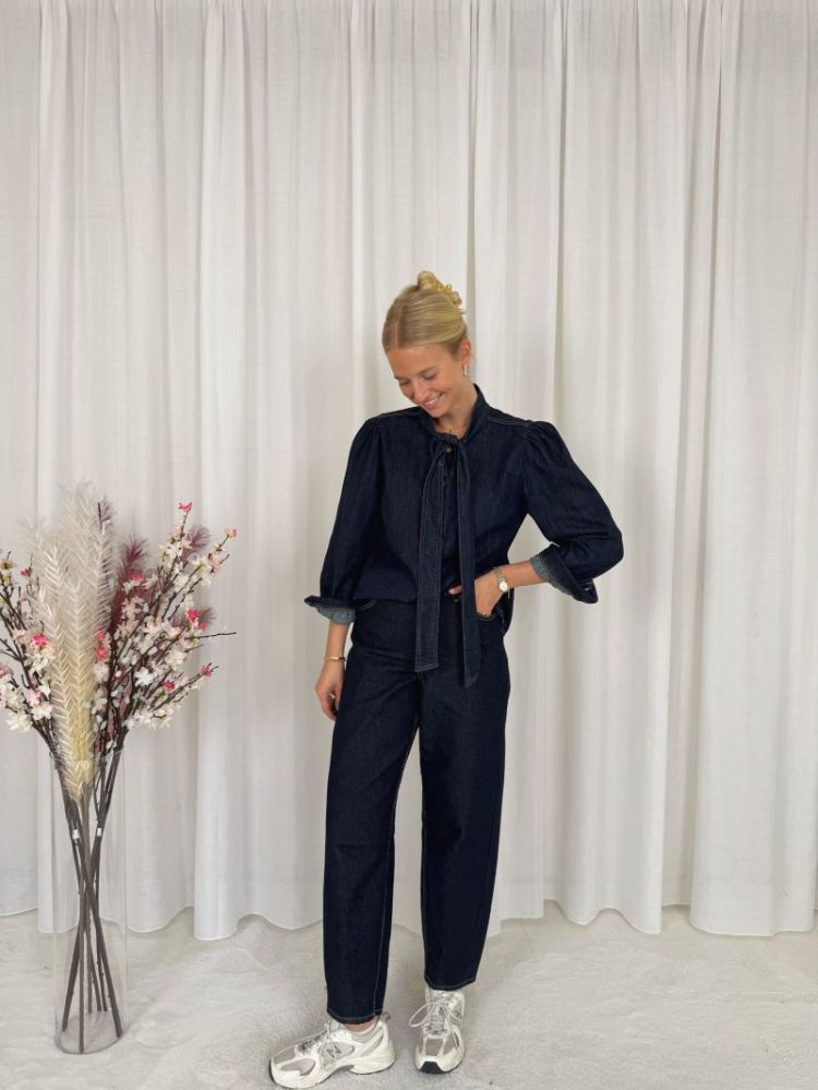Molly Denim Shirt Raw Blue Denim