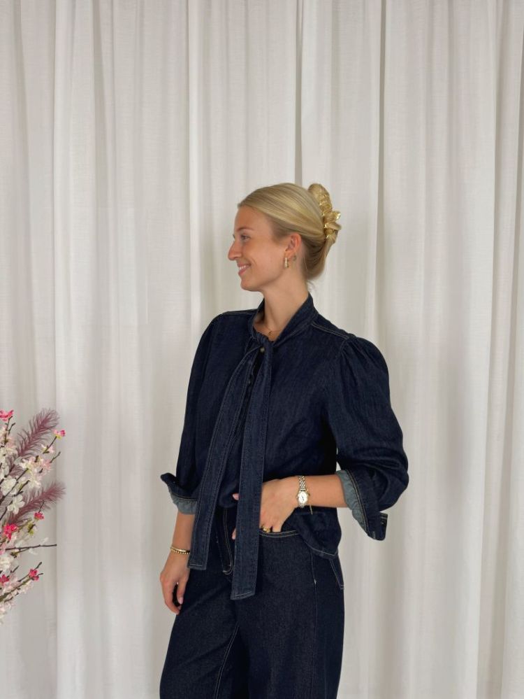 Molly Denim Shirt Raw Blue Denim