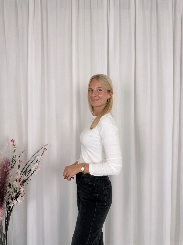 Olga Longsleeve Top White