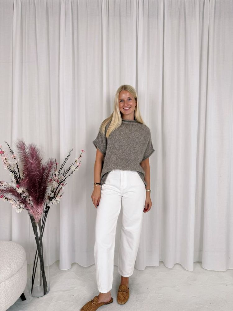 Jolien Sleeveless Knit Taupe