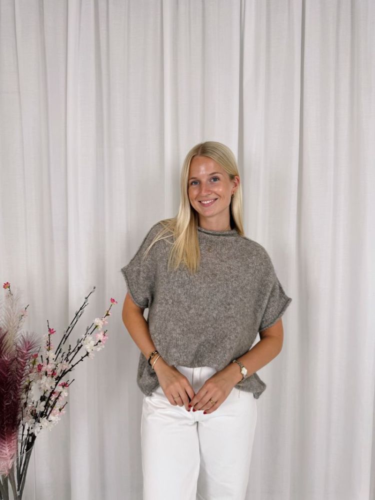 Jolien Sleeveless Knit Taupe