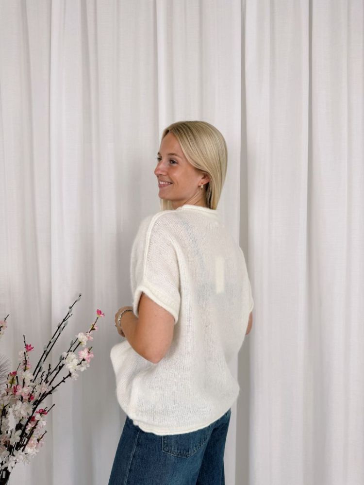 Jolien Sleeveless Knit White