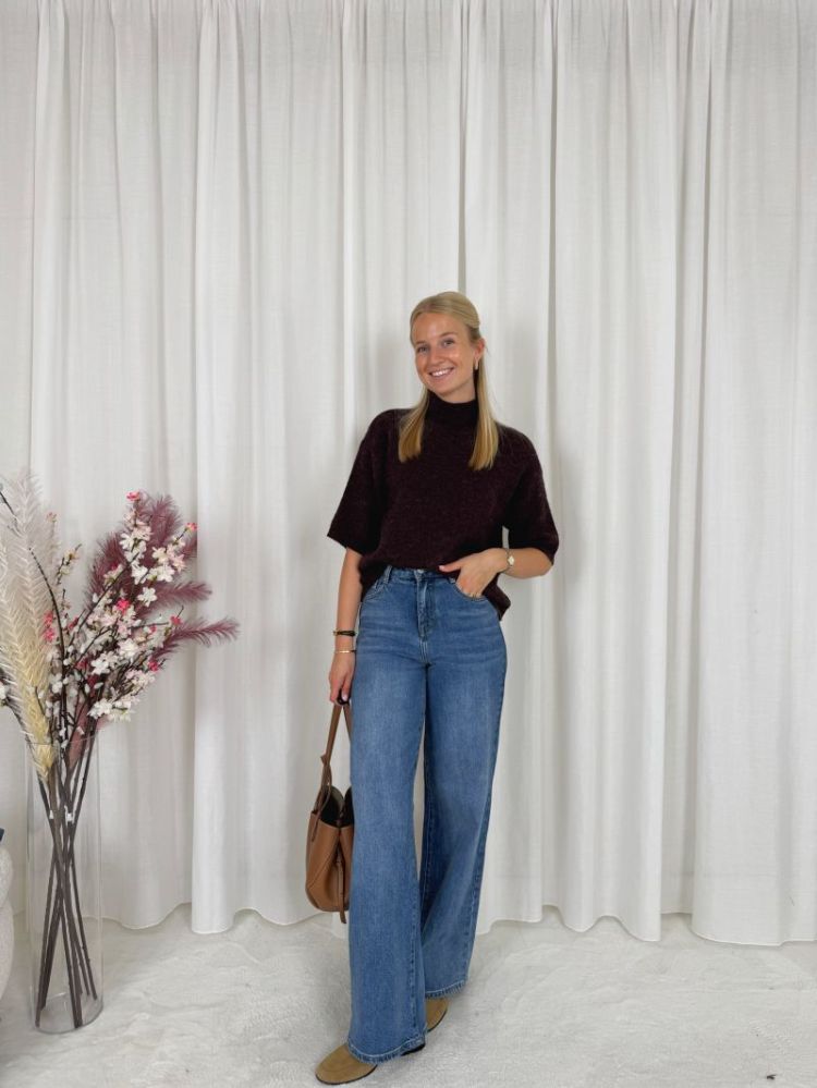 Linde Wide Leg Jeans Denim