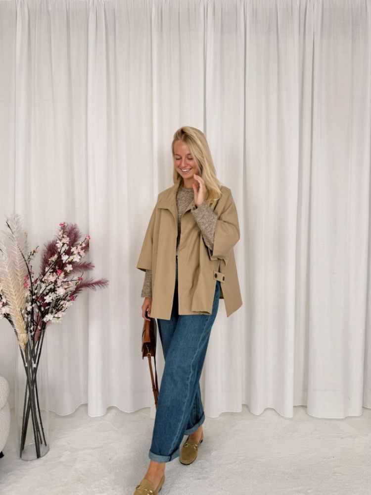 Hanna Oversized Trenchcoat Camel