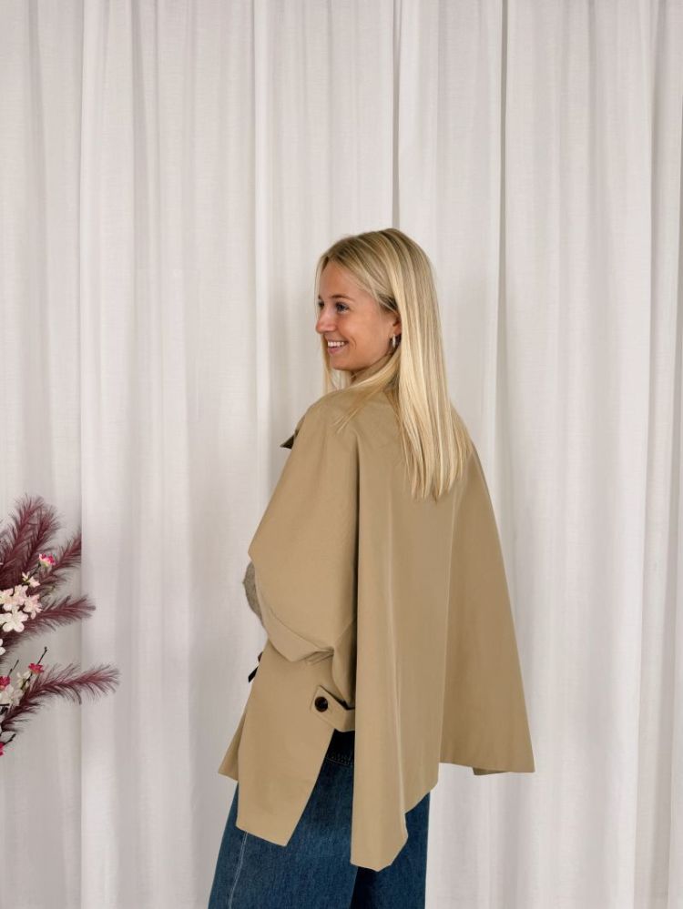 Hanna Oversized Trenchcoat Camel
