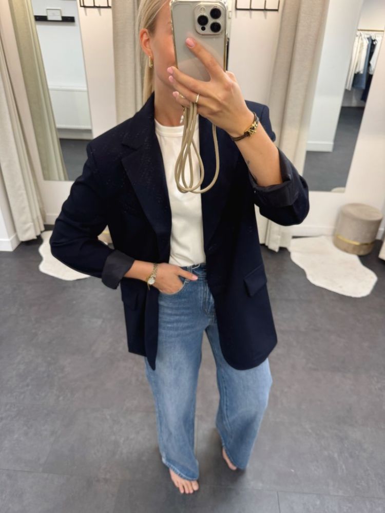 Ruby Blazer Navy Blue