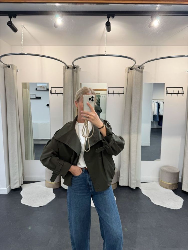 Nora Jacket Dark Khaki