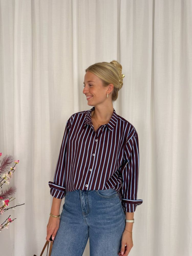 Gavina Shirt Fudge / Chalk /