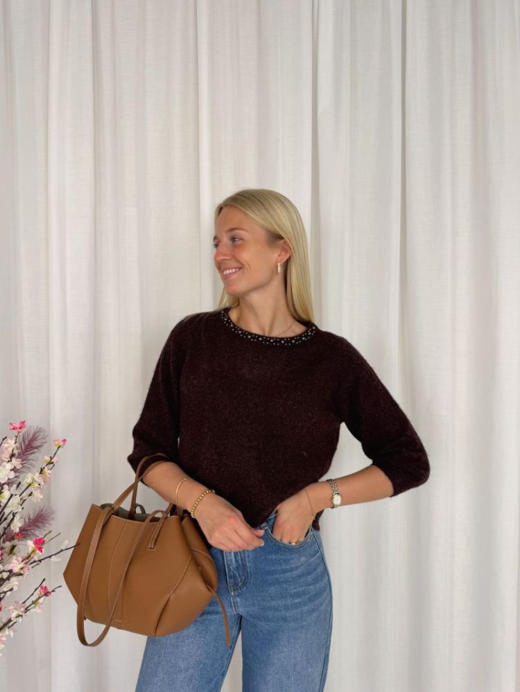 Selly Pullover Fudge Melange