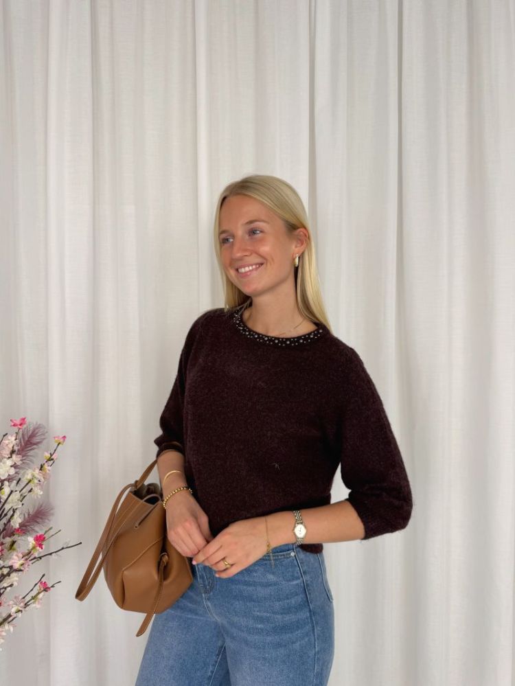 Selly Pullover Fudge Melange
