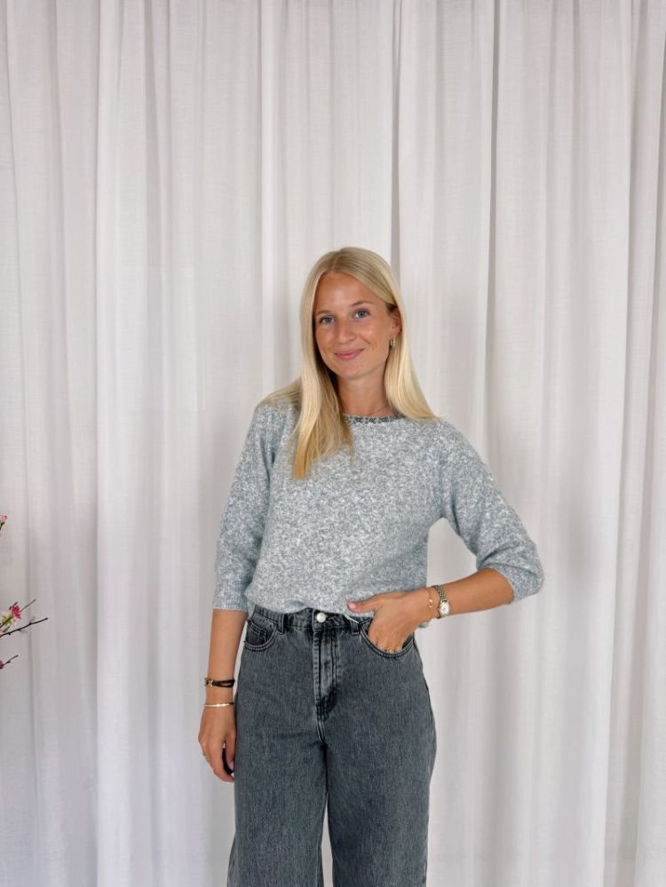 Selly Pullover Grey Melange