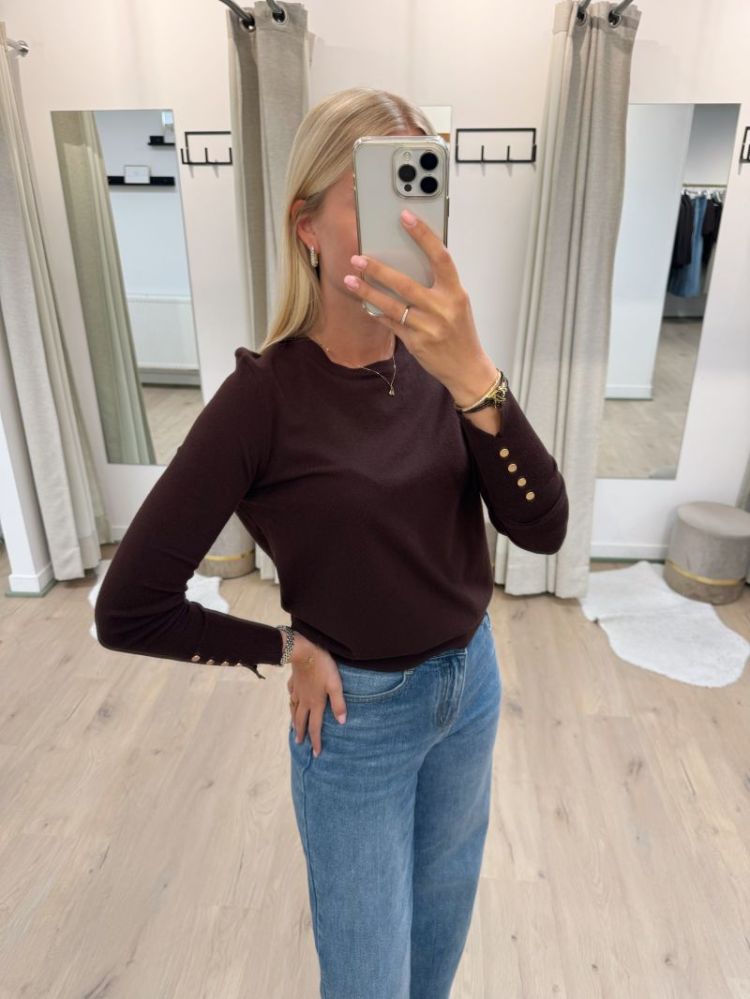 Nina Longsleeve Knit Choco