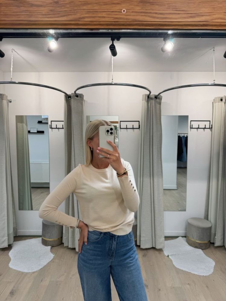 Nina Longsleeve Knit Beige