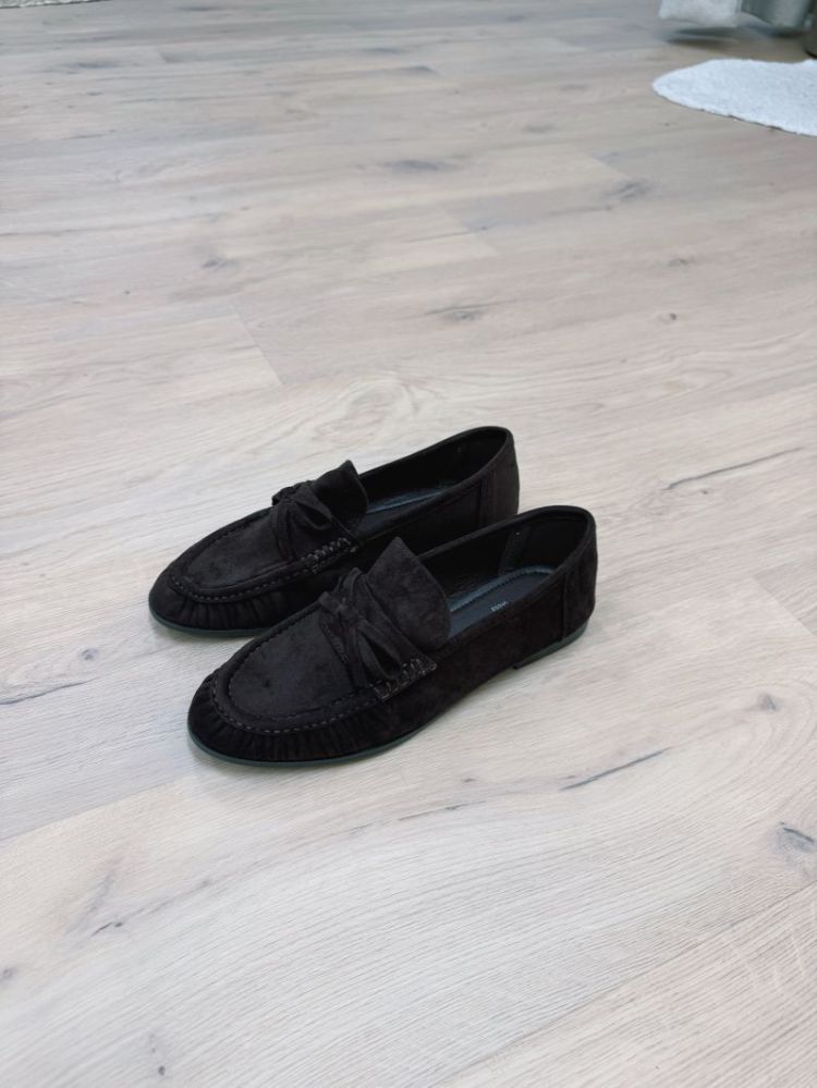 Marie Suède Loafers Brown