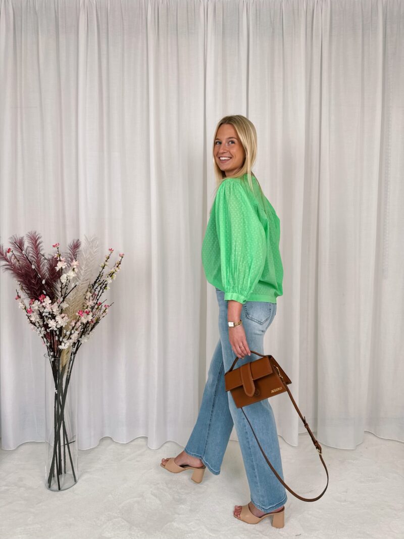 Roca Blouse - Green - Afbeelding 6