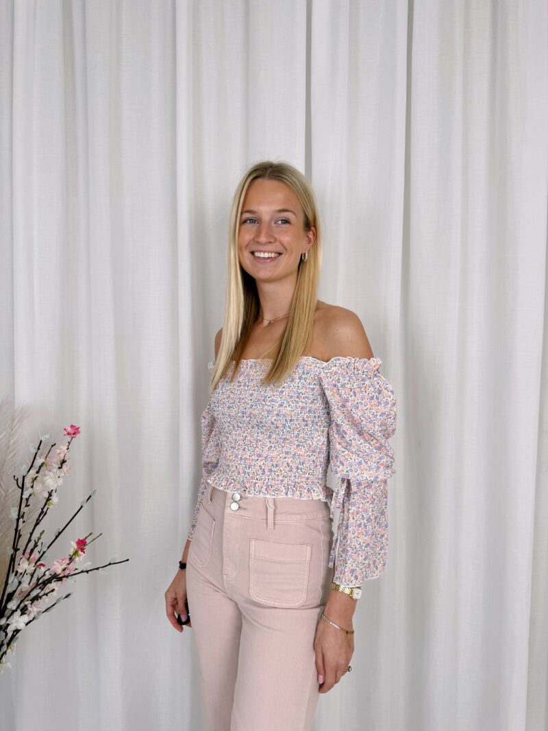 Naomi Blouse - Flower Print - Afbeelding 3
