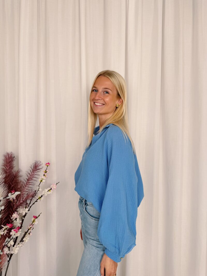 Tetra Blouse - Blue - Afbeelding 3