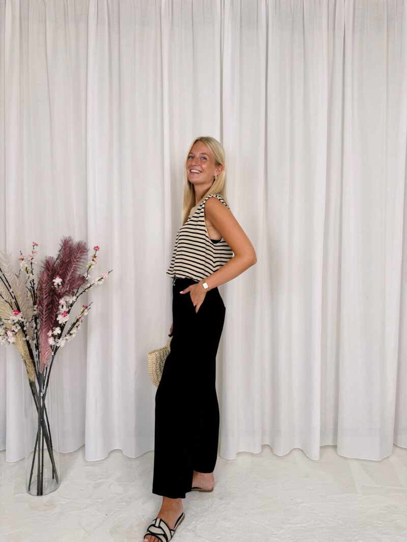 Illis Cropped Pants - Black - Afbeelding 5